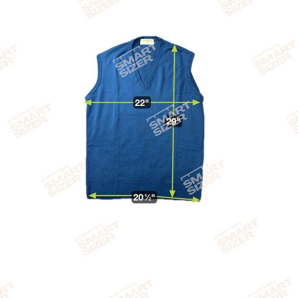 James Pringle Weavers Blue Sleeveless Vest Large 100% Pure Wool British Isles - Picture 5 of 7